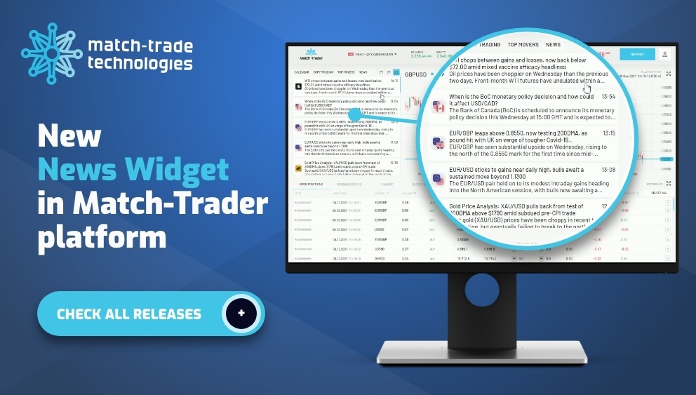 Match-Trade December Release: News Widget in Match-Trader platform