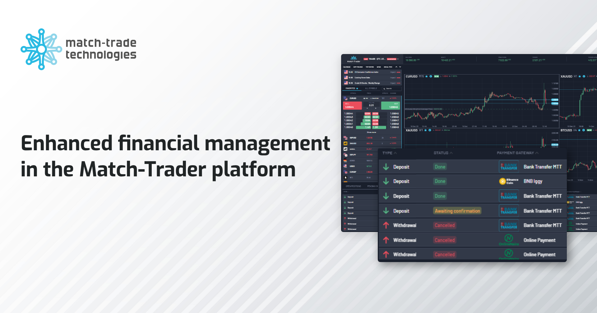 Match-Trade December release: Enhanced financial management in the Match-Trader platform