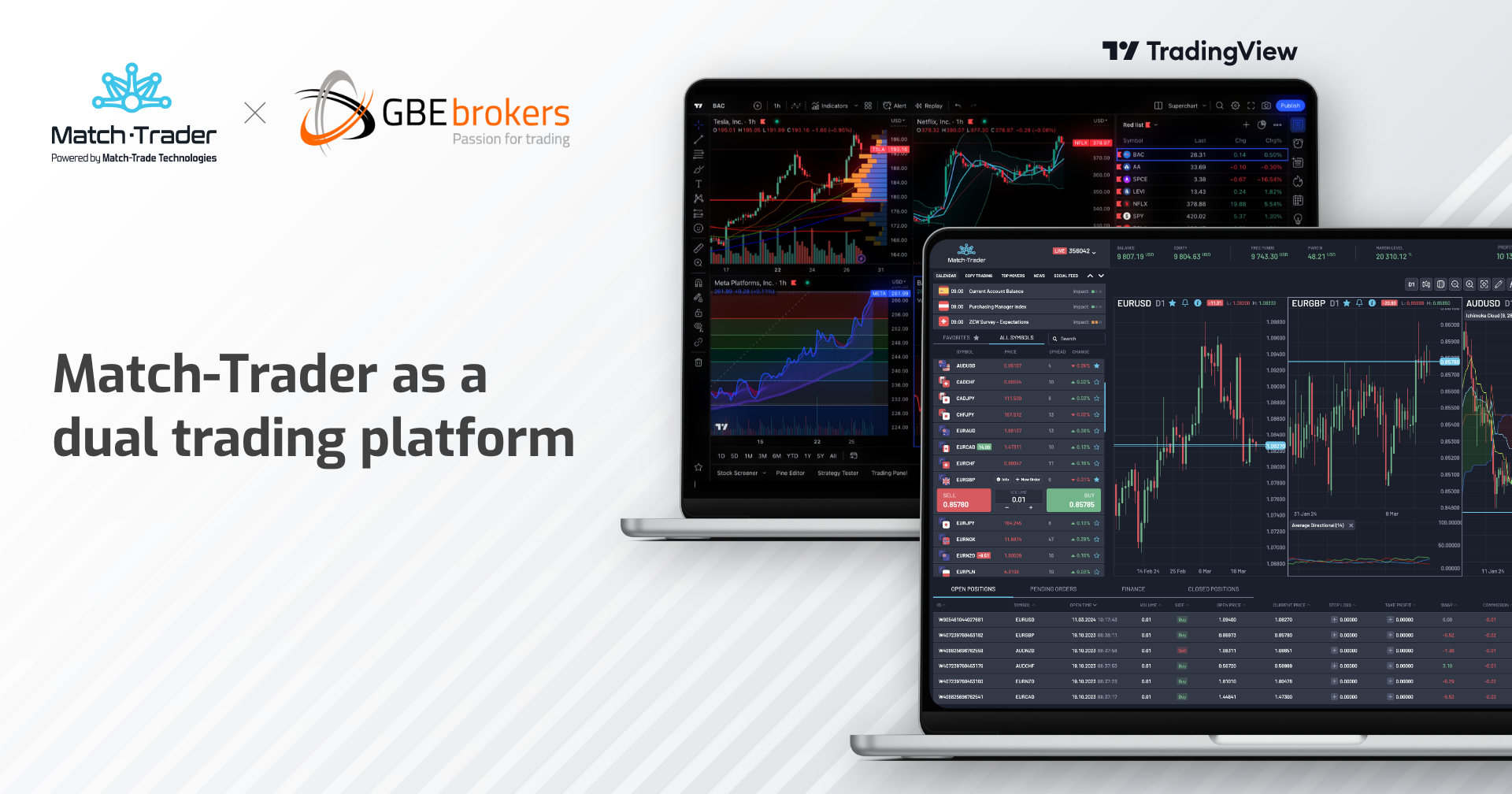 GBE Brokers Pioneers Match-Trader as a dual trading platform leveraging ...