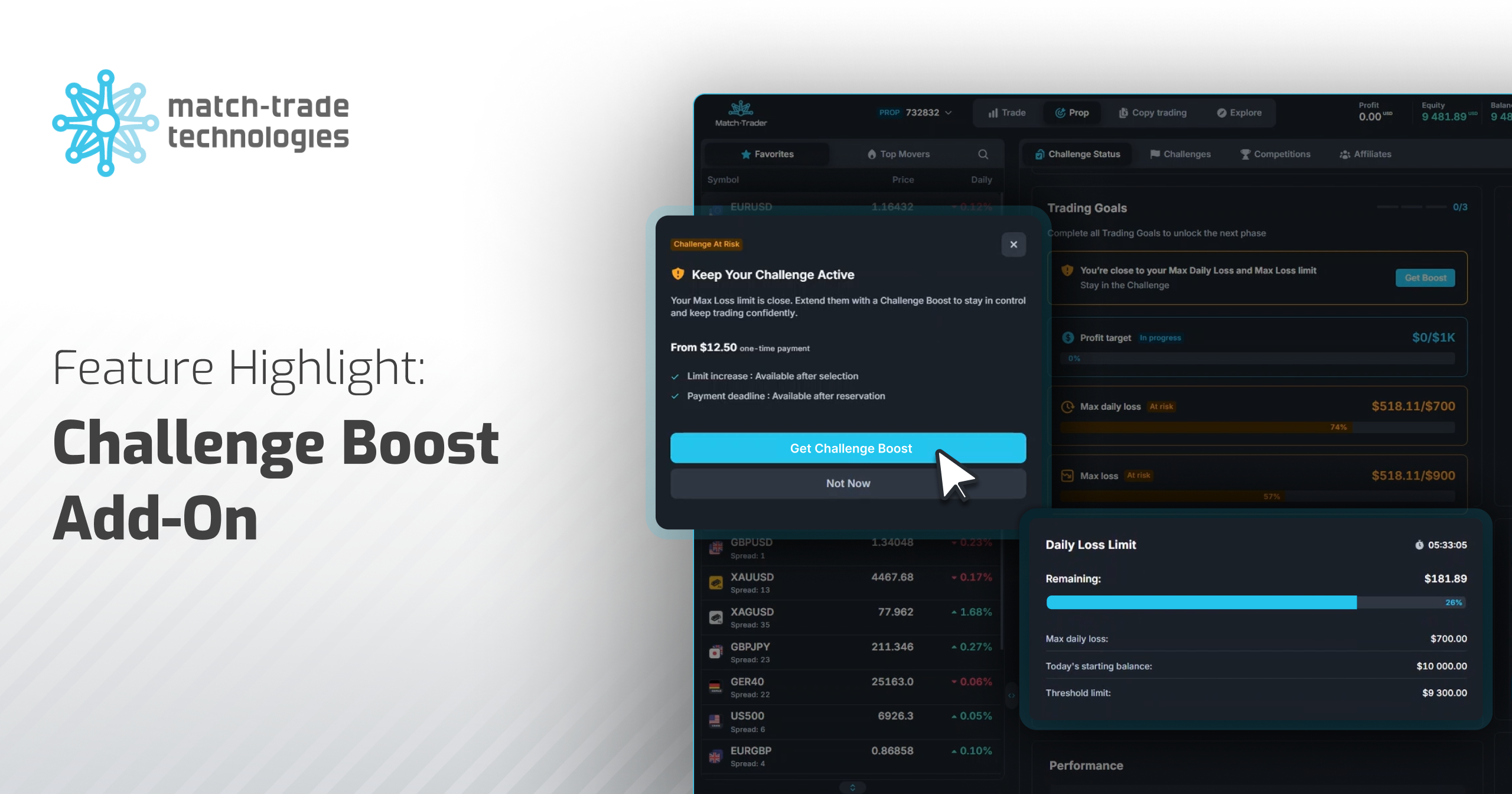 Match-Trade January Release: Prop Challenge Boost Add-On